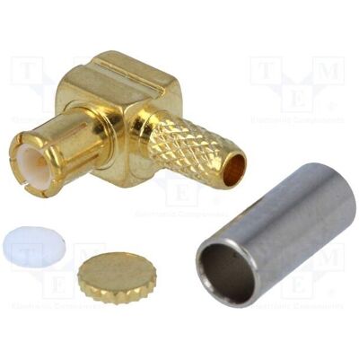 4CarMedia Steckverbinder: Antennen- Stecker MCX-B RG174 gewinkelt, Antennenkabel 4CarMedia Steckverbinder: Antennen- Stecker MCX-B RG174 gewinkelt, Antennenkabel
