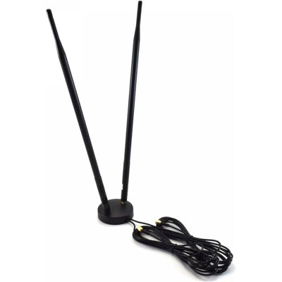OEM /4G LTE 9dBi Indoor Dual Omni Antenna SMA Male LTE-9IN-SMAM (4G), Netzwerkantenne OEM /4G LTE 9dBi Indoor Dual Omni Antenna SMA Male LTE-9IN-SMAM (4G), Netzwerkantenne