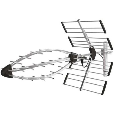 Emos Aussenantenne EM-29U5G, PROFI, 0-200 km, DVB-T2, LTE/4G/5G Filter, SAT Spiegel + SAT Antennen Emos Aussenantenne EM-29U5G, PROFI, 0-200 km, DVB-T2, LTE/4G/5G Filter, SAT Spiegel + SAT Antennen