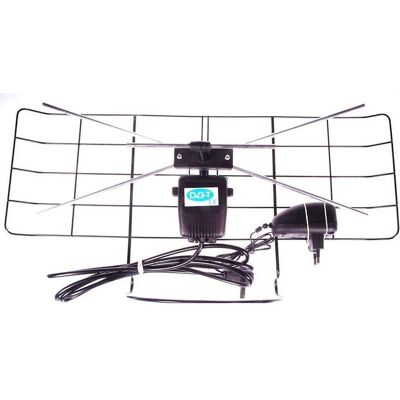 Libox Antenos RTV Cabletech ROOM MESH (ANT0043) (Zimmerantenne, 40 dB, DVB-T / -T2), SAT Spiegel + SAT Antennen, Schwarz Libox Antenos RTV Cabletech ROOM MESH (ANT0043) (Zimmerantenne, 40 dB, DVB-T / -T2), SAT Spiegel + SAT Antennen, Schwarz