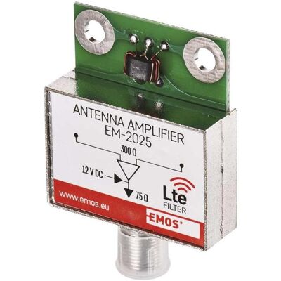 Emos Antennenvorverstärker 25dB VHF/UHF, SAT Zubehör Emos Antennenvorverstärker 25dB VHF/UHF, SAT Zubehör