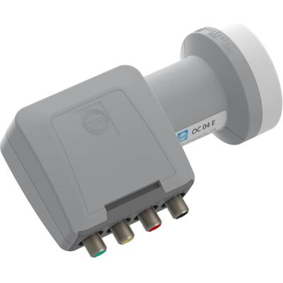 WISI OC 04E Speisesystem Quattro 40mm lichtgrau (Quattro LNB, 40mm), LNB, Grau WISI OC 04E Speisesystem Quattro 40mm lichtgrau (Quattro LNB, 40mm), LNB, Grau