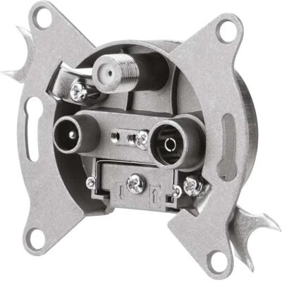 Emos Antennen-Steckdose EU3303E, Enddose (Antennendose), SAT Zubehör, Weiss Emos Antennen-Steckdose EU3303E, Enddose (Antennendose), SAT Zubehör, Weiss