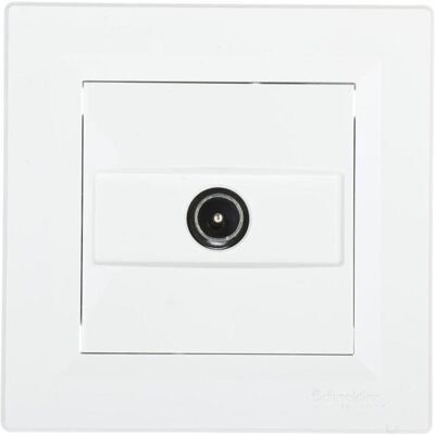 Schneider Electric ASFORA TV-Anschlussbuchse 1dB weiss - EPH3200121 (Antennendose), SAT Zubehör, Weiss Schneider Electric ASFORA TV-Anschlussbuchse 1dB weiss - EPH3200121 (Antennendose), SAT Zubehör, Weiss