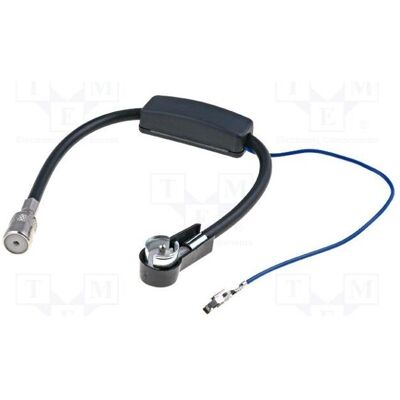 Per.Pic. Kabel 0,3m ISO-Buchse,ISO-Stecker gewinkelt gewinkelt,gerade (Antennenkabel), Antennenkabel Per.Pic. Kabel 0,3m ISO-Buchse,ISO-Stecker gewinkelt gewinkelt,gerade (Antennenkabel), Antennenkabel