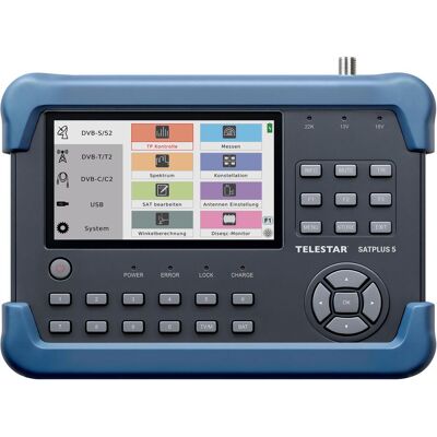 Telestar Satplus 5 (Messtechnik), SAT Zubehör, Blau, Schwarz Telestar Satplus 5 (Messtechnik), SAT Zubehör, Blau, Schwarz