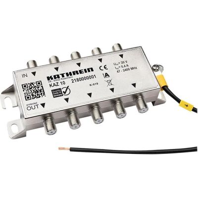 Kathrein Kaz 10 - 5-fach Überspannungsschutz für DVB-S/S2/T/T2/C - Silber Kathrein Kaz 10 - 5-fach Überspannungsschutz für DVB-S/S2/T/T2/C - Silber