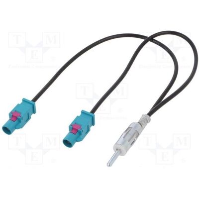 Per.Pic. Kabel DIN-Stecker,Fakra-Buchse x2 gerade, Antennenkabel Per.Pic. Kabel DIN-Stecker,Fakra-Buchse x2 gerade, Antennenkabel