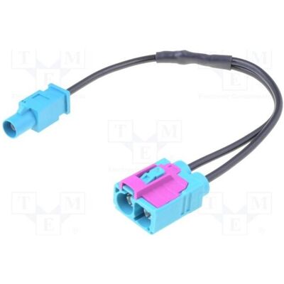 Per.Pic. Kabel 0,2m Fakra-Buchse doppelt,Fakra-Stecker gerade, Antennenkabel Per.Pic. Kabel 0,2m Fakra-Buchse doppelt,Fakra-Stecker gerade, Antennenkabel