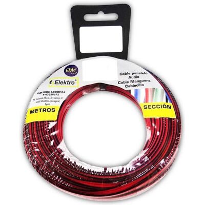 EDM Product Koaxial-Tv-Antennenkabel 28010 Schwarz Rot Rot/Schwarz 25 M 2 X 1,5 Mm (Antennenkabel), Antennenkabel EDM Product Koaxial-Tv-Antennenkabel 28010 Schwarz Rot Rot/Schwarz 25 M 2 X 1,5 Mm (Antennenkabel), Antennenkabel