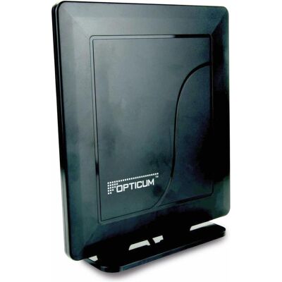 Opticum Smart HD 550 DVB-T/T2 (Flachantenne, DAB/ DAB+, DVB-T / -T2), SAT Spiegel + SAT Antennen, Schwarz Opticum Smart HD 550 DVB-T/T2 (Flachantenne, DAB/ DAB+, DVB-T / -T2), SAT Spiegel + SAT Antennen, Schwarz
