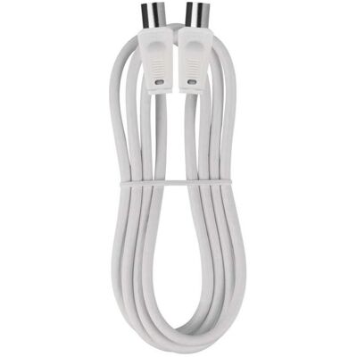 Emos Antennen-Koaxialkabel, geschirmt 1,25m – gerader Stecker (Antennenkabel), Antennenkabel Emos Antennen-Koaxialkabel, geschirmt 1,25m – gerader Stecker (Antennenkabel), Antennenkabel
