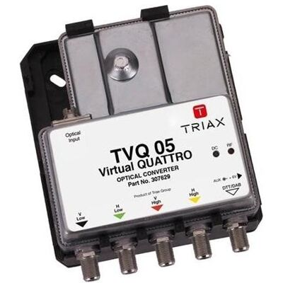 Triax Umsetzer QUATTRO Opto, 1x Sat + Terr. TVQ 05 (Konverter), SAT Zubehör Triax Umsetzer QUATTRO Opto, 1x Sat + Terr. TVQ 05 (Konverter), SAT Zubehör