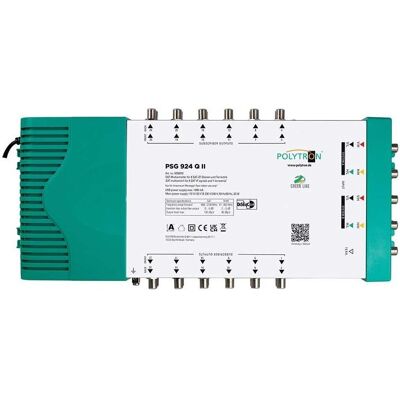 Polytron Multischalter PSG 924 QII 9/24 SAT/terr. aktiv mit Netzteil (Multischalter), SAT Zubehör Polytron Multischalter PSG 924 QII 9/24 SAT/terr. aktiv mit Netzteil (Multischalter), SAT Zubehör