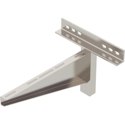 OBO Bettermann AWSS 51 A2 Wandausleger B510mm schwere BF, SAT Zubehör, Silber OBO Bettermann AWSS 51 A2 Wandausleger B510mm schwere BF, SAT Zubehör, Silber