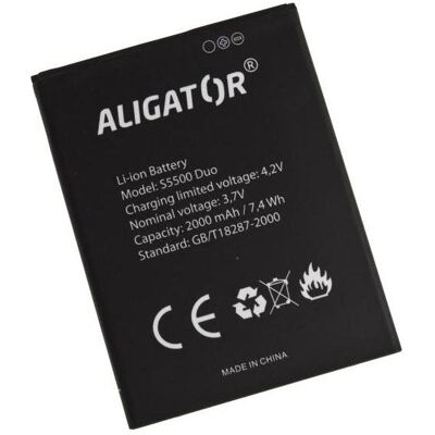 Aligator baterie S5500 Duo, Li-Ion bulk (2000 mAh), Batterien + Akkus Aligator baterie S5500 Duo, Li-Ion bulk (2000 mAh), Batterien + Akkus