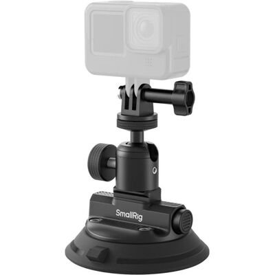 SmallRig 5843 Vehicle Suction Cup Support Kit for Action Cameras, Action Cam Zubehör, Schwarz SmallRig 5843 Vehicle Suction Cup Support Kit for Action Cameras, Action Cam Zubehör, Schwarz