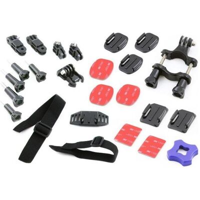 Xrec Zestaw Montażowy 26w1 Uchwyt Do Gopro Hero 1/2/3/3+/4, Action Cam Zubehör, Mehrfarbig Xrec Zestaw Montażowy 26w1 Uchwyt Do Gopro Hero 1/2/3/3+/4, Action Cam Zubehör, Mehrfarbig