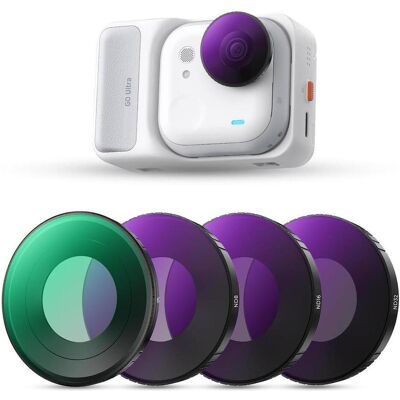 K&F Concept Filter-Set für Insta360 Go Ultra – 4er-Pack – CPL, ND8, ND16, ND32 – mehrfach beschichtet, Action Cam Zubehör, Mehrfarbig K&F Concept Filter-Set für Insta360 Go Ultra – 4er-Pack – CPL, ND8, ND16, ND32 – mehrfach beschichtet, Action Cam Zubehör, Mehrfarbig