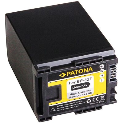 Patona Akku f. Canon BP-827 FS10 FS100 FS11 FS200 FS21 FS21 FS22 iVIS FS10 (Kamera Akku), Kamera Stromversorgung, Schwarz Patona Akku f. Canon BP-827 FS10 FS100 FS11 FS200 FS21 FS21 FS22 iVIS FS10 (Kamera Akku), Kamera Stromversorgung, Schwarz