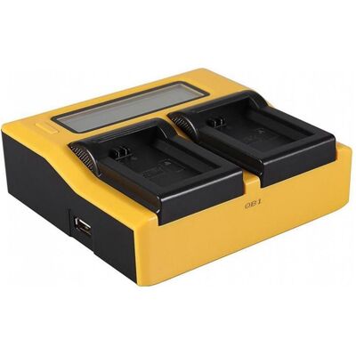 Patona Sony NP-FW50 Dual LCD Charger (Kamera Akku Ladegerät), Kamera Stromversorgung, Schwarz Patona Sony NP-FW50 Dual LCD Charger (Kamera Akku Ladegerät), Kamera Stromversorgung, Schwarz