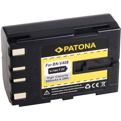 Patona Akku f. JVC BN-V408 310 200AC GR-DVL1170 228AC 238AC 23AC 30AC 310U (Kamera Akku), Kamera Stromversorgung, Schwarz Patona Akku f. JVC BN-V408 310 200AC GR-DVL1170 228AC 238AC 23AC 30AC 310U (Kamera Akku), Kamera Stromversorgung, Schwarz