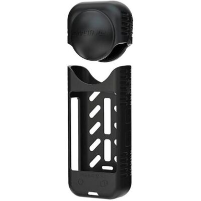 Sunnylife Silicone protective case + lens cover for Insta360 X4 (black), Action Cam Zubehör, Schwarz Sunnylife Silicone protective case + lens cover for Insta360 X4 (black), Action Cam Zubehör, Schwarz