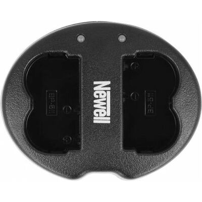 Newell Kameraladegerät SDC-USB-Zweikanal-Ladegerät für BP-511-Akkus (Kamera Akku Ladegerät), Kamera Stromversorgung, Schwarz Newell Kameraladegerät SDC-USB-Zweikanal-Ladegerät für BP-511-Akkus (Kamera Akku Ladegerät), Kamera Stromversorgung, Schwarz