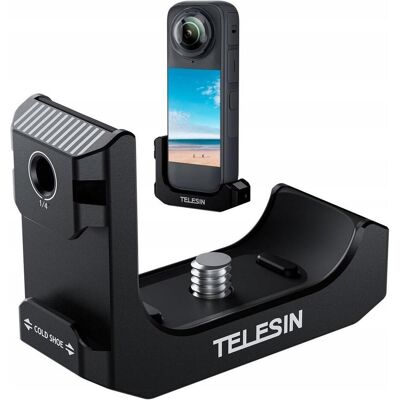 Telesin L Shape Mini Metal cage for Insta360 X4, Action Cam Zubehör, Schwarz Telesin L Shape Mini Metal cage for Insta360 X4, Action Cam Zubehör, Schwarz