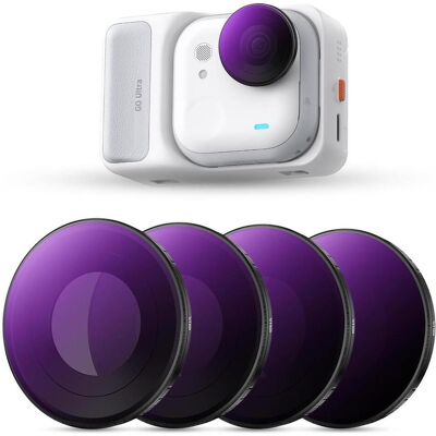 K&F Concept 4er-Filter-Set 2-in-1 Nd/pl Nd8/pl Nd16/pl Nd32/pl Nd64/pl / Insta360 Go Ultra / Art.-Nr. 1673, Action Cam Zubehör, Mehrfarbig K&F Concept 4er-Filter-Set 2-in-1 Nd/pl Nd8/pl Nd16/pl Nd32/pl Nd64/pl / Insta360 Go Ultra / Art.-Nr. 1673, Action Cam Zubehör, Mehrfarbig