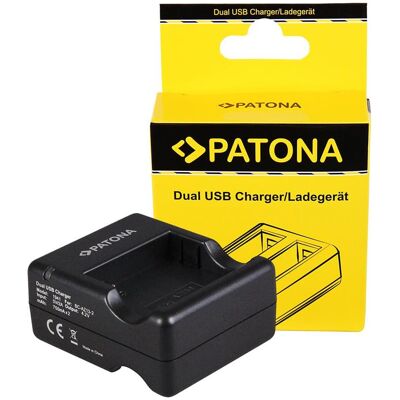 Patona Dual Schnell-Ladegerät f. Xiaomi Yi AZ13-2 AZ13-1 inkl. Micro-USB Kabel (Kamera Akku Ladegerät), Kamera Stromversorgung, Schwarz Patona Dual Schnell-Ladegerät f. Xiaomi Yi AZ13-2 AZ13-1 inkl. Micro-USB Kabel (Kamera Akku Ladegerät), Kamera Stromversorgung, Schwarz