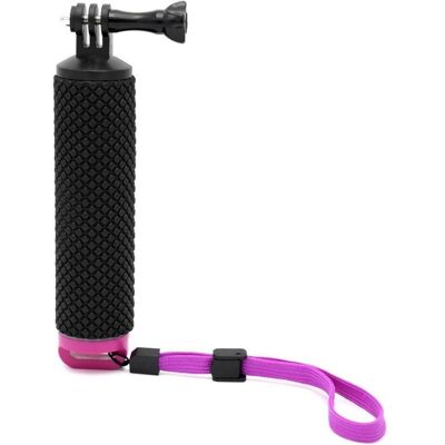 Caruba Padded Floating Handgrip GoPro Mount (Zwart / Paars), Action Cam Zubehör, Violett, Schwarz Caruba Padded Floating Handgrip GoPro Mount (Zwart / Paars), Action Cam Zubehör, Violett, Schwarz