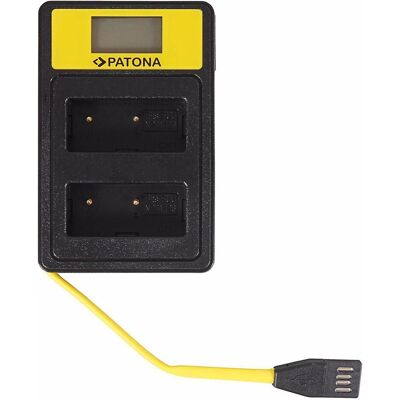 Patona Smart Dual (Kamera Akku Ladegerät), Kamera Stromversorgung, Schwarz Patona Smart Dual (Kamera Akku Ladegerät), Kamera Stromversorgung, Schwarz