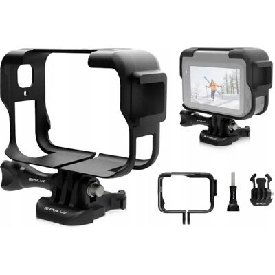 Puluz Frame Mount Obudowa Ramka Case Do Insta 360 Insta360 Ace Pro + Stopka Iso / Pu962b, Action Cam Zubehör, Schwarz Puluz Frame Mount Obudowa Ramka Case Do Insta 360 Insta360 Ace Pro + Stopka Iso / Pu962b, Action Cam Zubehör, Schwarz