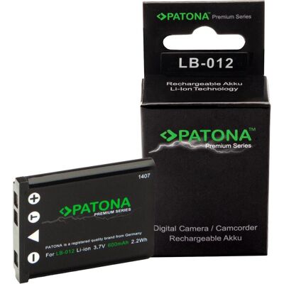 Patona Premium Akku Kodak LB-012 (Kamera Akku), Kamera Stromversorgung, Schwarz Patona Premium Akku Kodak LB-012 (Kamera Akku), Kamera Stromversorgung, Schwarz