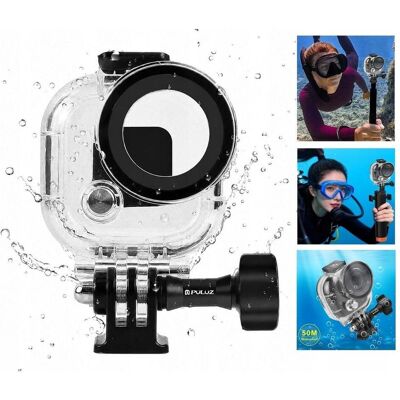 Puluz Wasserdichtes Unterwassergehäuse zum Tauchen bis 50 m – Etui / Insta360 Go Ultra / Pu1086t, Action Cam Zubehör, Transparent Puluz Wasserdichtes Unterwassergehäuse zum Tauchen bis 50 m – Etui / Insta360 Go Ultra / Pu1086t, Action Cam Zubehör, Transparent