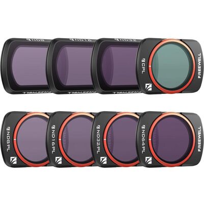 Freewell Set of 8 filters All Day, Action Cam Zubehör, Mehrfarbig Freewell Set of 8 filters All Day, Action Cam Zubehör, Mehrfarbig