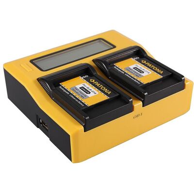 Patona Dual LCD USB Ladegerät f. Samsung SLB-07A TL TL100 TL210 TL220 TL225 TL90 SLB-07A PL150 (Kamera Akku Ladegerät), Kamera Stromversorgung, Schwarz Patona Dual LCD USB Ladegerät f. Samsung SLB-07A TL TL100 TL210 TL220 TL225 TL90 SLB-07A PL150 (Kamera Akku Ladegerät), Kamera Stromversorgung, Schwarz