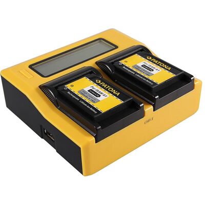 Patona Dual LCD USB Ladegerät f. Actionpro X7 ISAW A1 A2 A3 BCH7E X7 X7 ISAW A1 A2 A3 BCH7E X7 (Kamera Akku Ladegerät), Kamera Stromversorgung, Schwarz Patona Dual LCD USB Ladegerät f. Actionpro X7 ISAW A1 A2 A3 BCH7E X7 X7 ISAW A1 A2 A3 BCH7E X7 (Kamera Akku Ladegerät), Kamera Stromversorgung, Schwarz