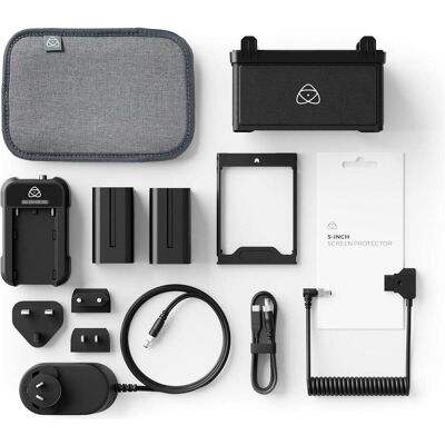 Atomos Zubehör Kit 5 VII (Akku, Diverses Video Zubehör, Kabel, Ladegerät), Video Zubehör, Grau, Schwarz Atomos Zubehör Kit 5 VII (Akku, Diverses Video Zubehör, Kabel, Ladegerät), Video Zubehör, Grau, Schwarz