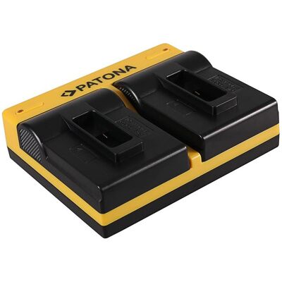 Patona Dual Ladegerät f. GoPro Hero 8 AHDBT-801 Hero 7 AHDBT-701 Hero 6 Hero 5 AHDBT-501 inkl. Micro, Action Cam Zubehör, Schwarz Patona Dual Ladegerät f. GoPro Hero 8 AHDBT-801 Hero 7 AHDBT-701 Hero 6 Hero 5 AHDBT-501 inkl. Micro, Action Cam Zubehör, Schwarz