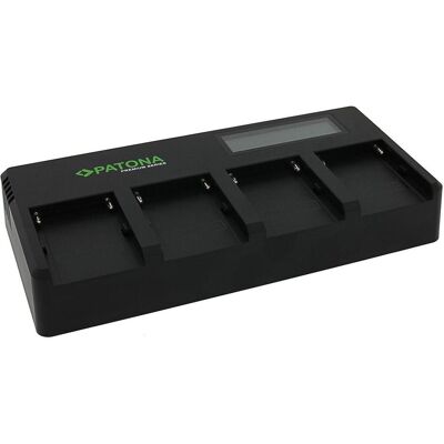 Patona 4x Speed Charger Sony F970 F Ser. (Kamera Akku Ladegerät), Kamera Stromversorgung, Schwarz Patona 4x Speed Charger Sony F970 F Ser. (Kamera Akku Ladegerät), Kamera Stromversorgung, Schwarz