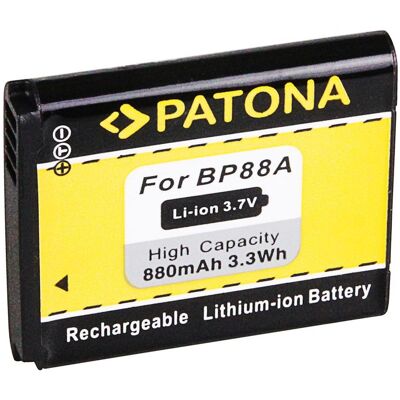 Patona Akku f. Samsung BP88a DV200 DV300 DV300 (Kamera Akku), Kamera Stromversorgung, Schwarz Patona Akku f. Samsung BP88a DV200 DV300 DV300 (Kamera Akku), Kamera Stromversorgung, Schwarz