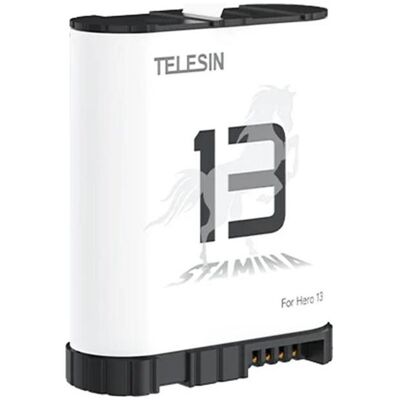 Telesin Stamina High Performance Battery For GoPro 13, Action Cam Zubehör, Schwarz Telesin Stamina High Performance Battery For GoPro 13, Action Cam Zubehör, Schwarz