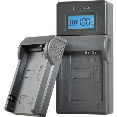 Jupio LNI0038 V2 -USB-laturi (Kamera Akku Ladegerät), Kamera Stromversorgung, Schwarz Jupio LNI0038 V2 -USB-laturi (Kamera Akku Ladegerät), Kamera Stromversorgung, Schwarz