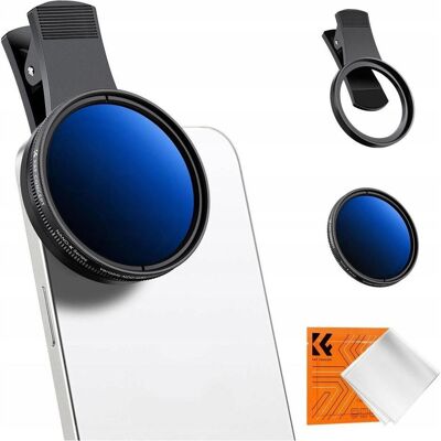 K&F Concept Kf Obiektyw Soczewka Filtr K&F Szary ND ND2-ND400 Typ FADER do Telefonu Klips / KF01.2639, Action Cam Zubehör, Grau K&F Concept Kf Obiektyw Soczewka Filtr K&F Szary ND ND2-ND400 Typ FADER do Telefonu Klips / KF01.2639, Action Cam Zubehör, Grau