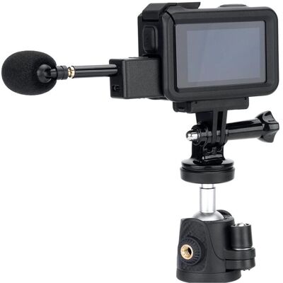 JJC AD OA4 3.5mm Audio Adapter for Osmo Action 4 Camera, Action Cam Zubehör, Schwarz JJC AD OA4 3.5mm Audio Adapter for Osmo Action 4 Camera, Action Cam Zubehör, Schwarz