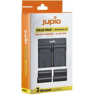 Jupio Nikon EN-EL15C Akku-Set - Kamera-Zubehör Jupio Nikon EN-EL15C Akku-Set - Kamera-Zubehör