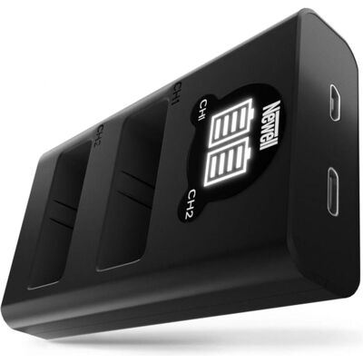 Newell Ładowarka dwukanałowa DL-USB-C do akumulatorów CPSS1B do GoPro 13, Action Cam Zubehör, Schwarz Newell Ładowarka dwukanałowa DL-USB-C do akumulatorów CPSS1B do GoPro 13, Action Cam Zubehör, Schwarz