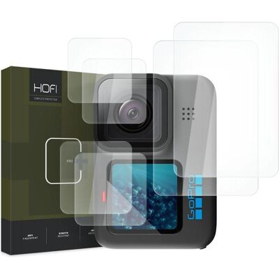 Hofi gehärtetes Glas GOPRO HERO 9/10/11 Glas Pro+ 2-SET Klar transparent, Geräte Schutzfolie Hofi gehärtetes Glas GOPRO HERO 9/10/11 Glas Pro+ 2-SET Klar transparent, Geräte Schutzfolie